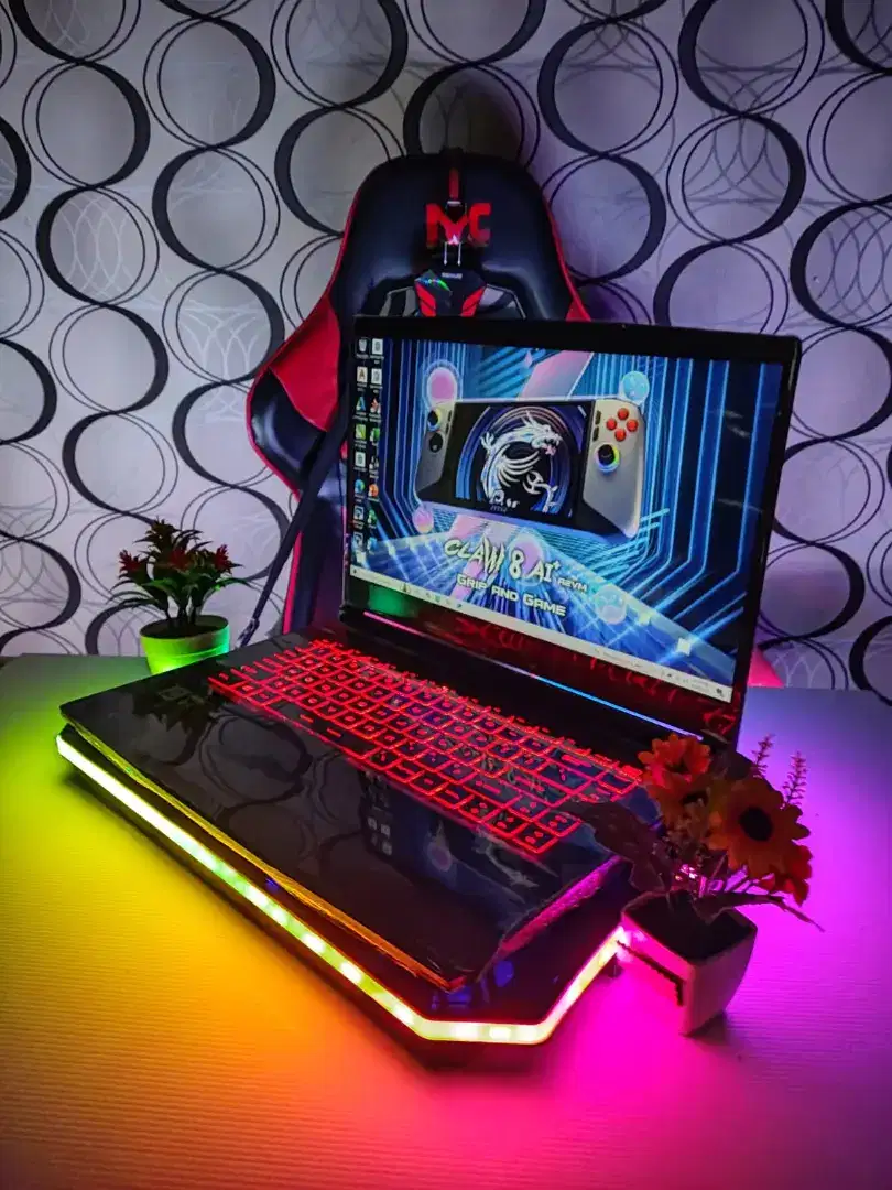 Laptop Gaming MSI GF65 Core i5 Ram 16/612gb Ssd Dual VgaNvidia Rtx COD