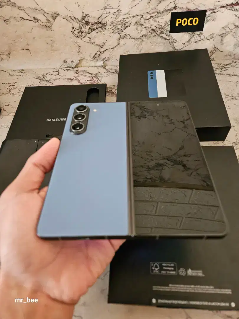 Samsung Z fold 5G 12/512GB resmi sein fullset