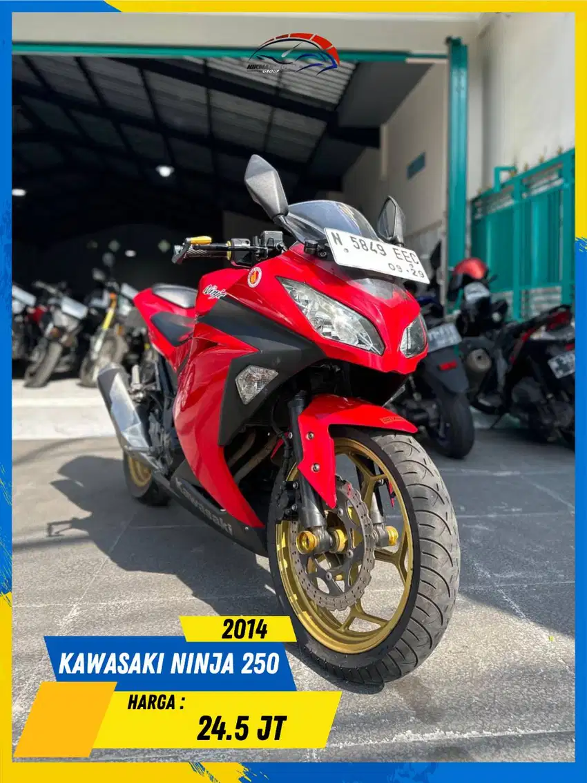 KAWASAKI NINJA 250 2014 MESIN DIJAMIN AMAN HIKMAH MOTOR KEPUH