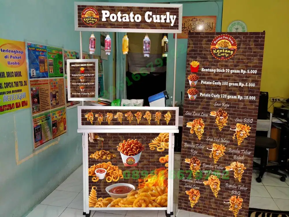 Paket Usaha Potato Curly