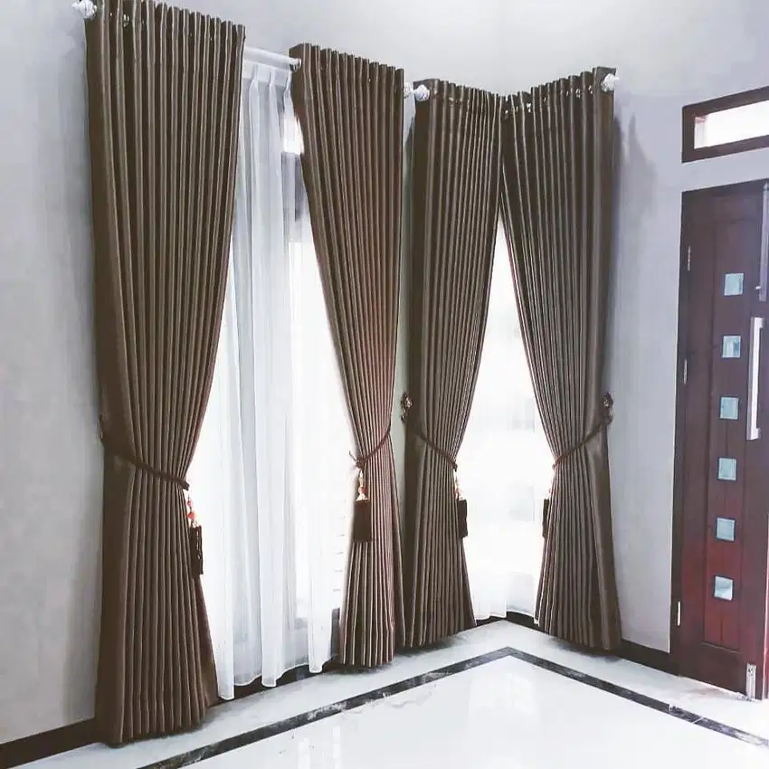 Dijual Gorden Blackout Pasang Skat Klinik Hordeng Gordyn Vitrase