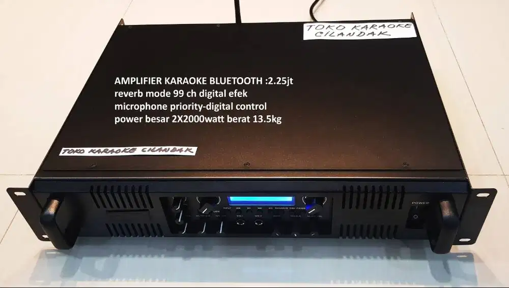 AMPLIFIER KARAOKE harga 2.25juta COCOK UNTUK KARAOKE RUMAHAN KANTOR