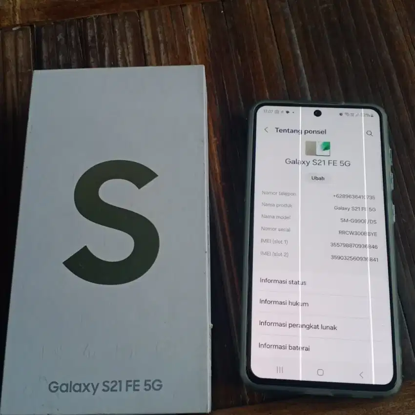 Samsung s21 fe ram 8/256