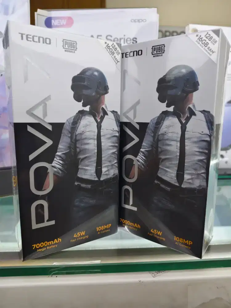 Tecno Pova 7 8GB+8GB/128GB ,Baru,Segel Box,Garansi Resmi,Original