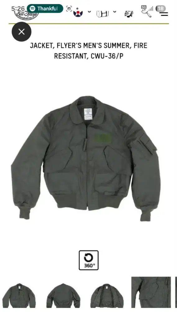Jaket pilot tom cruise bomber flying suite jacket