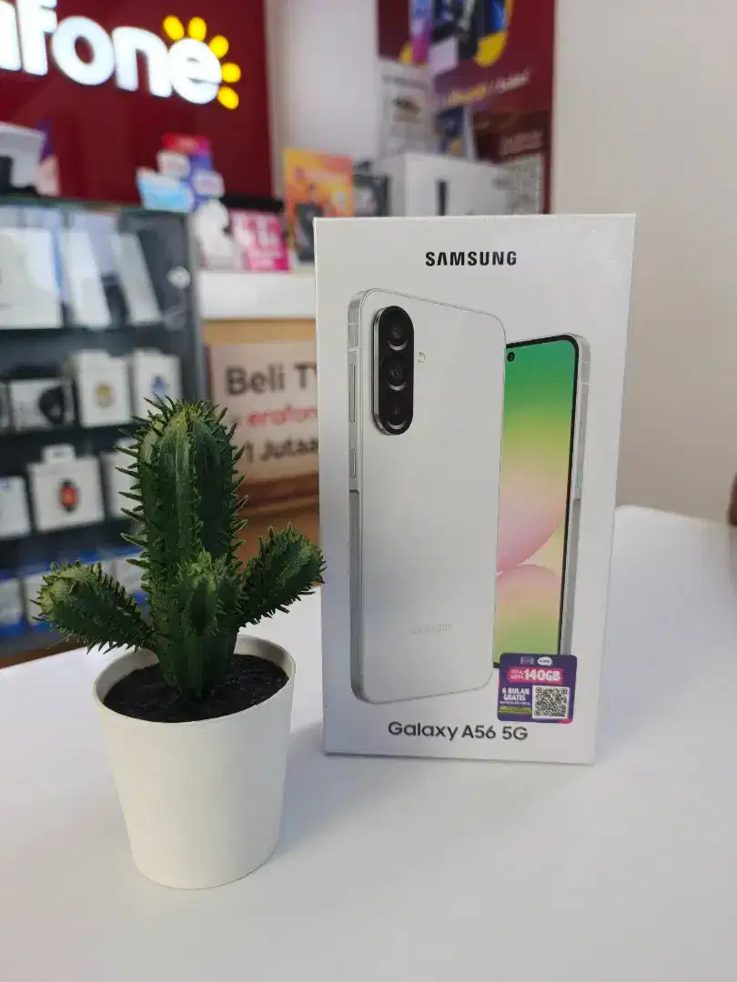 Samsung A56 dan dapatkan kartu+kuota Indosat 50/bulan selama 12bulan