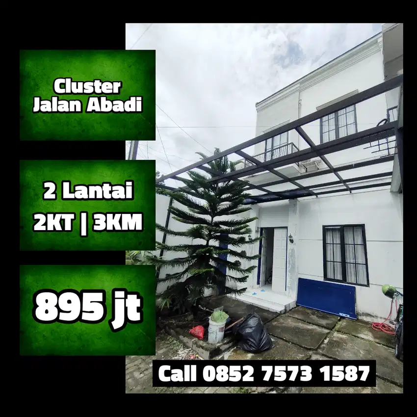 Rumah komplek cluster jalan abadi setiabudi