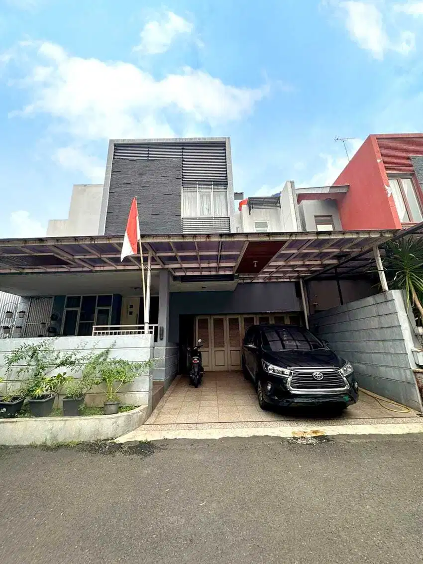 S670 Rumah Hoek 280 m2 Cluster Billymoon Pondok Kelapa Jakarta Timur
