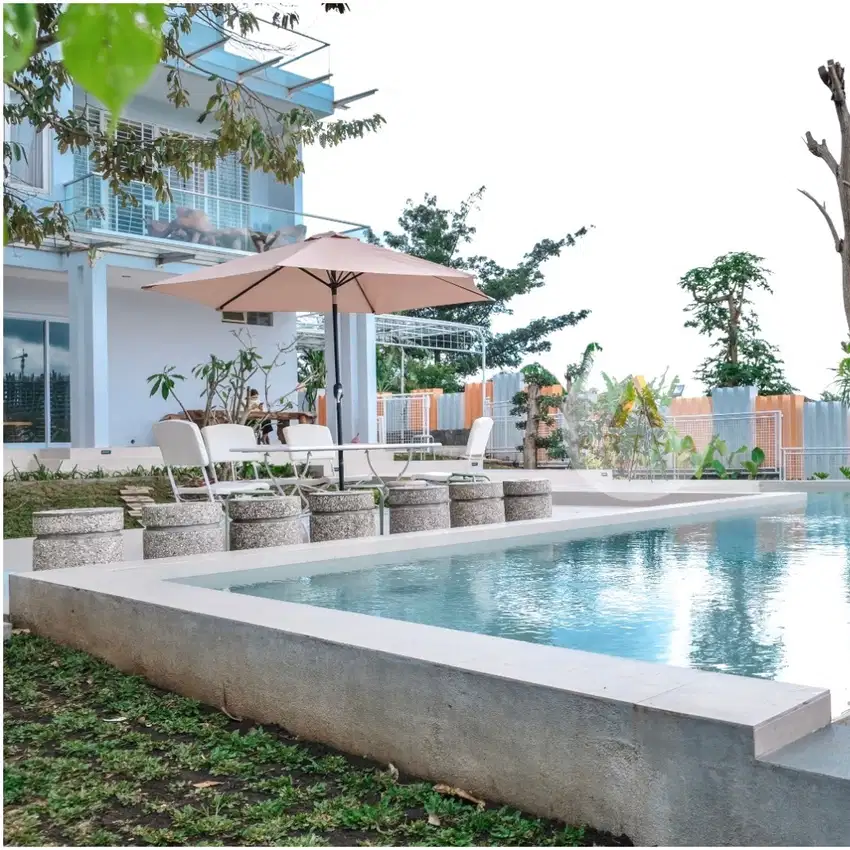 dijual rumah villa resor dago pakar ada kolam renang full furnish