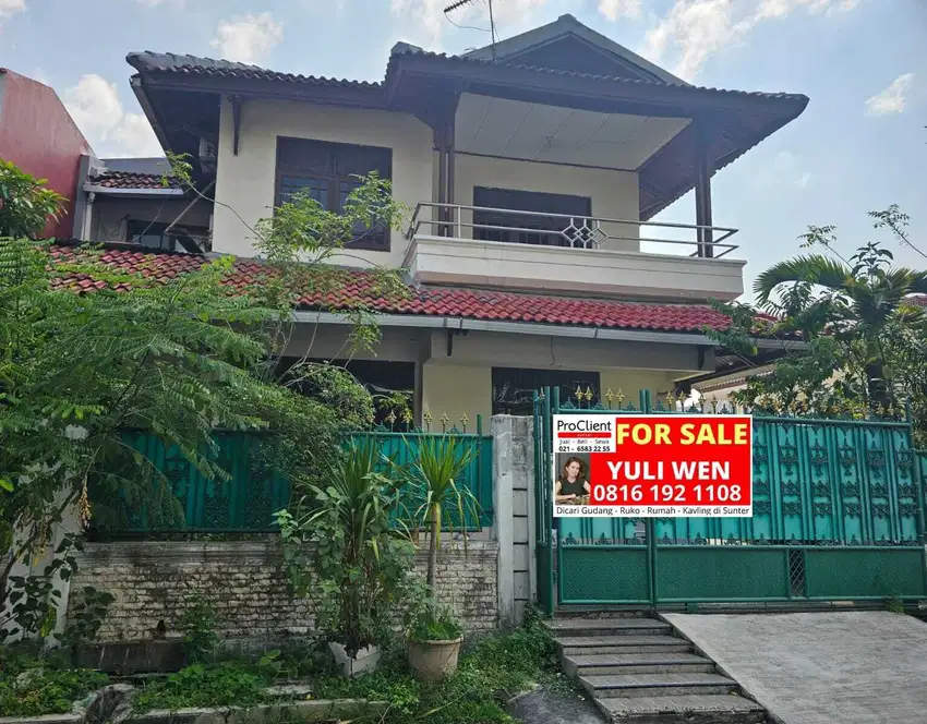 jual rumah huk 2lantai disunter