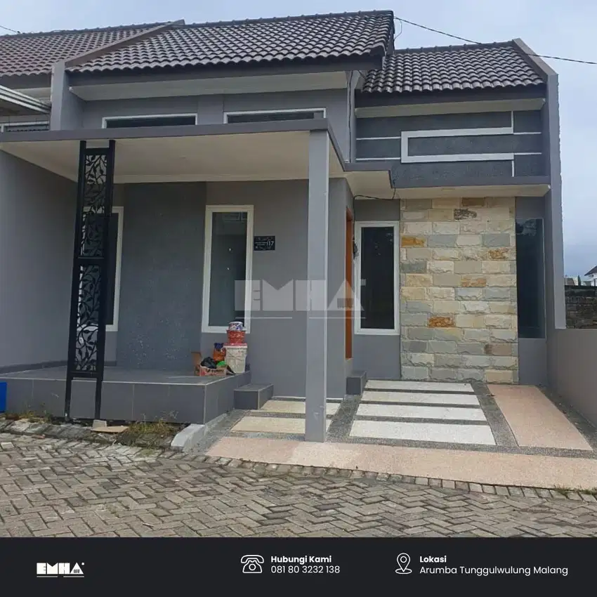 Dijual Rumah Baru Siap Huni Arumba Tunggulwulung Lowokwaru kota Malang