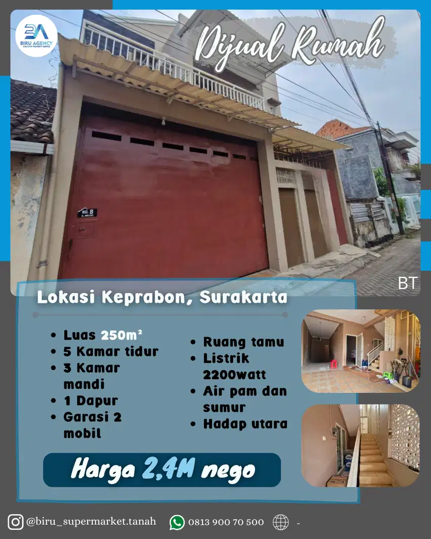 Rumah Lokasi Keprabon Surakarta