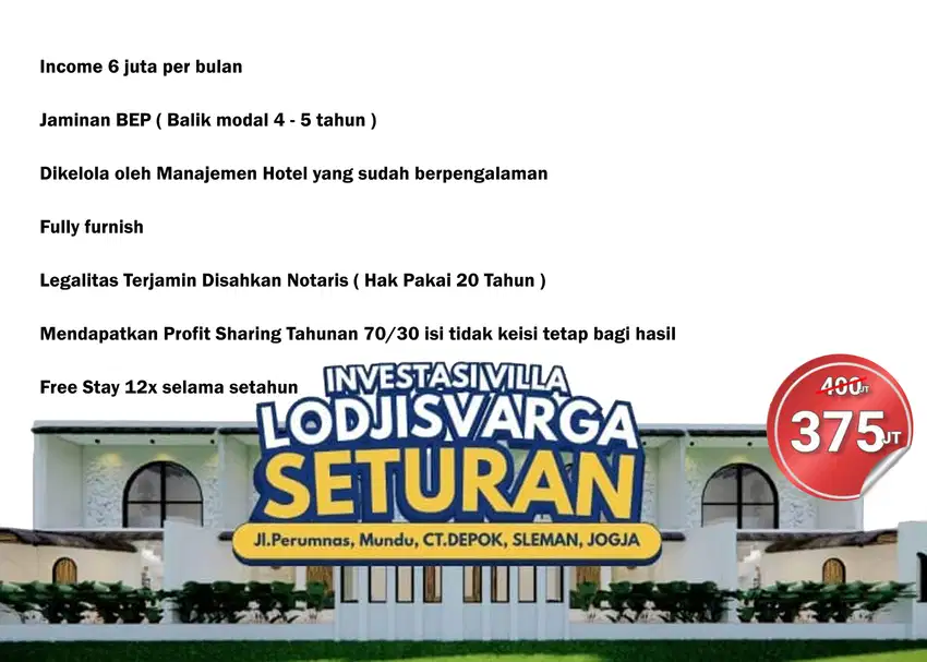 Rumah di area Seturan dekat banyak Kampus