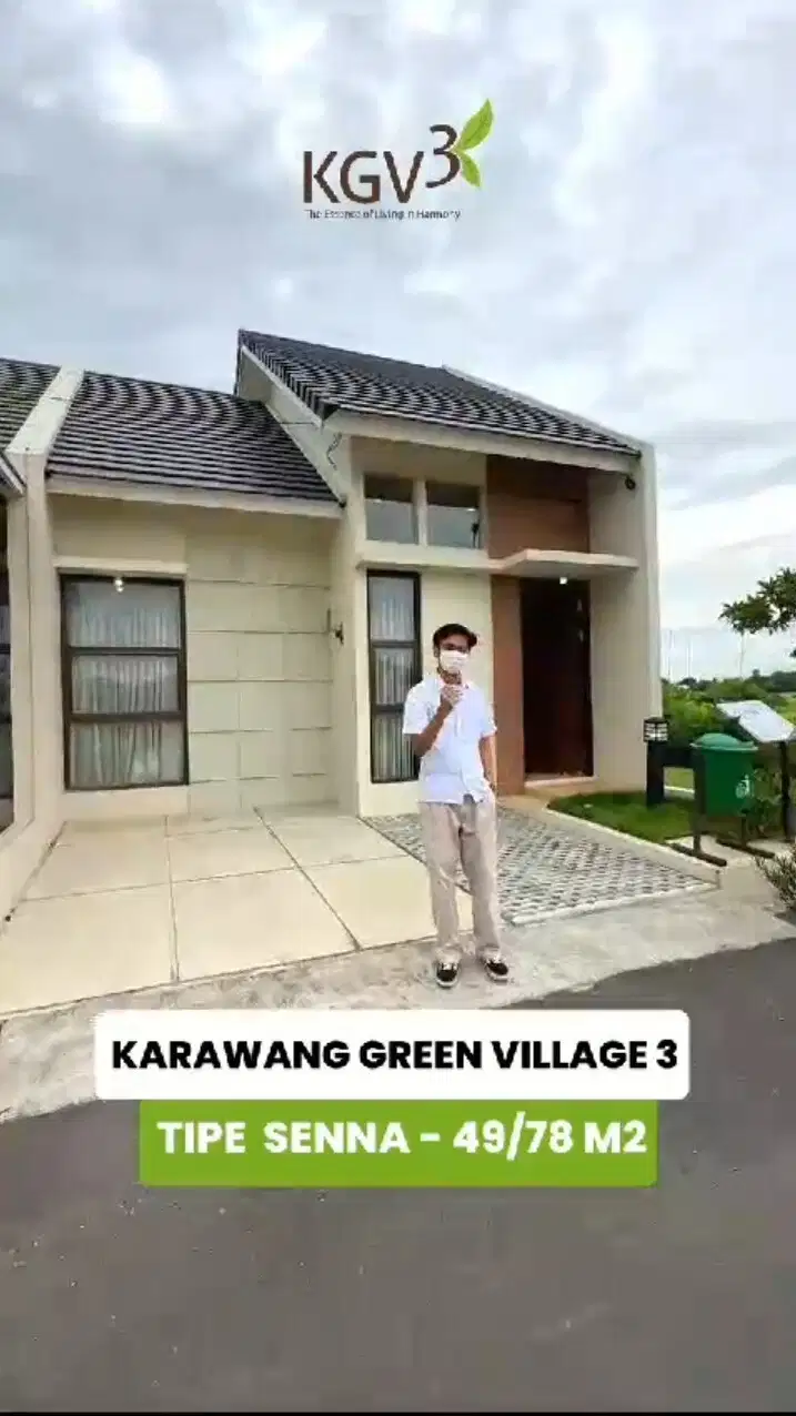 Di Jual Rumah komersil ready stock, siap huni di KGV3