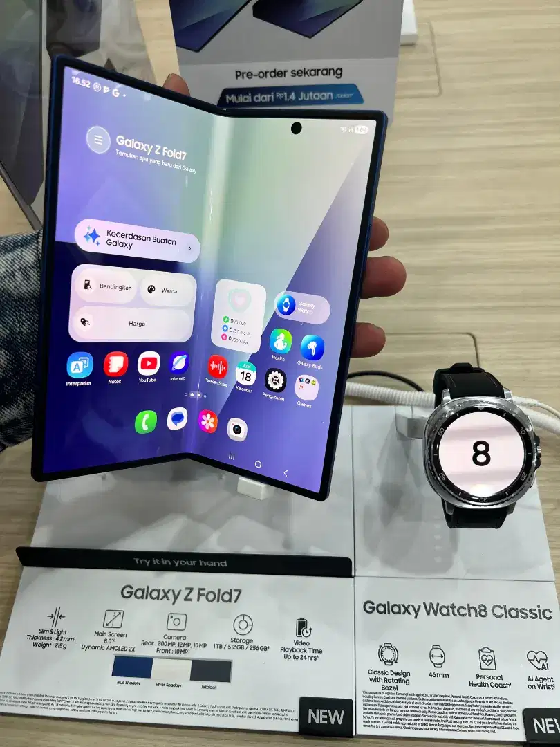 Pree order Samsung Zfold 7 free upgrade memory