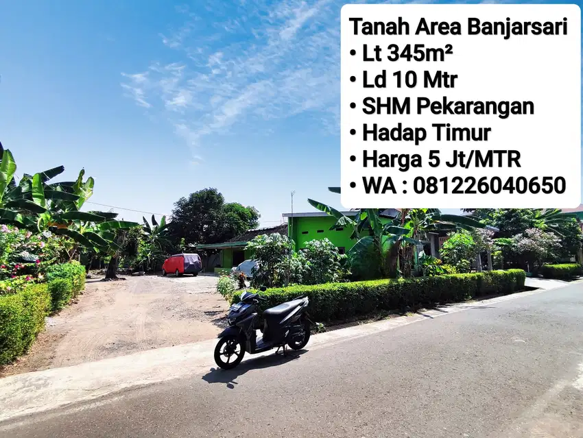 Jual Tanah Siap Bangun Area Sumber Banjarsari, Dekat Manahan,Pintu Tol