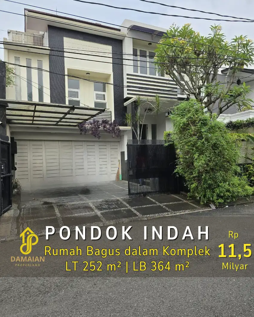 RUMAH BAGUS DALAM KOMPLEK PONDOK INDAH