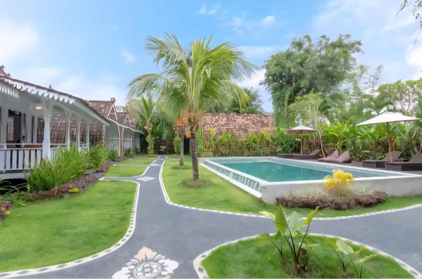 dijual villa style joglo lokasi pecatu