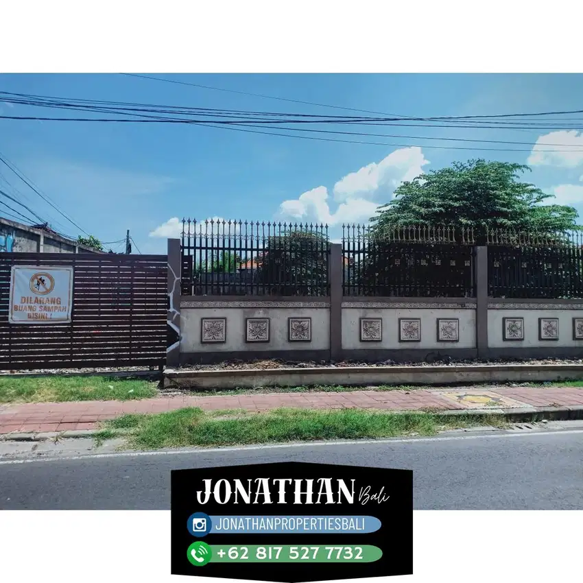 Dijual tanah jl utama raya batu Belig,lokasi dekat hotel Bali sani