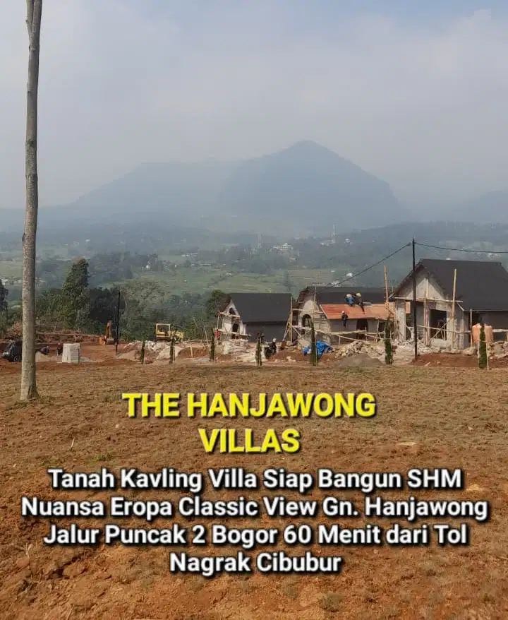 Tanah Kavling SHM Zona Kuning bisa bangun View Indah hanya 60menit TOL