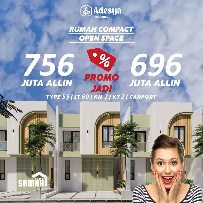 Rumah 2 Lantai di ciwastra buahbatu dkt Summarecon Mall Bandung