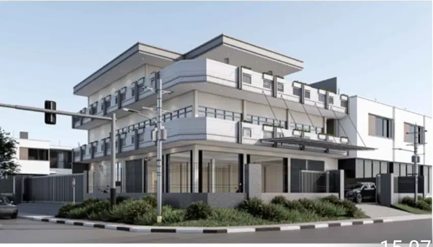 BELI TANAH BONUS RUKO 3 LANTAI lokasi Perempatan Jln Utama Bulu Indah