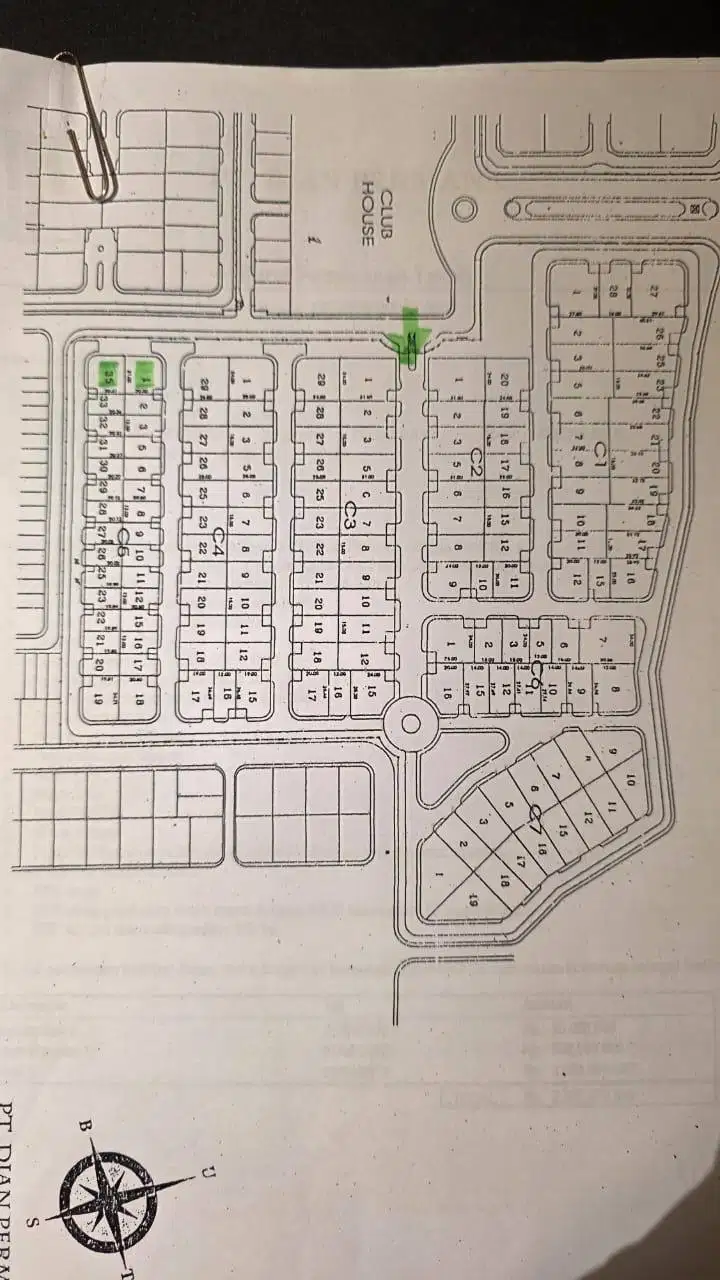 Dijual Tanah Dian Istana Sebelah Fasum Taman Dkt Graha Famili Pakuwon
