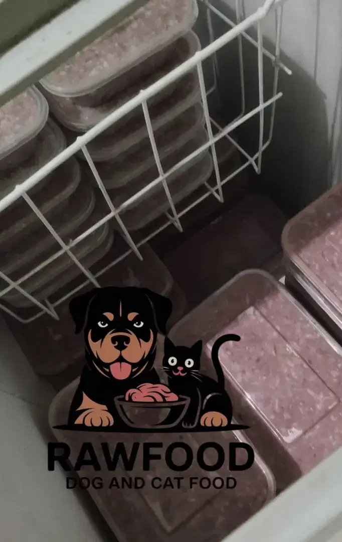 Rawfood makanan anjing kucing