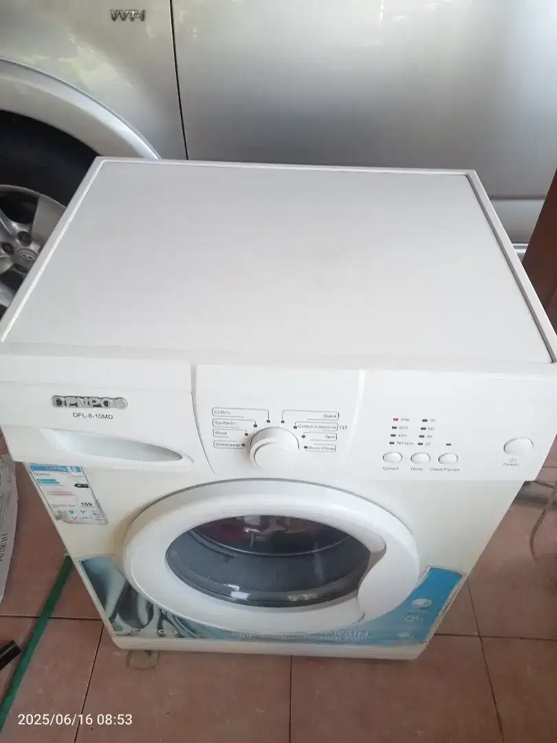 Mesin cuci 1 tabung samping front loading