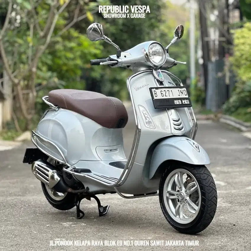RARE COLOUR PIAGGIO VESPA PRIMAVERA 150 IGET ABS 2018 SILVER