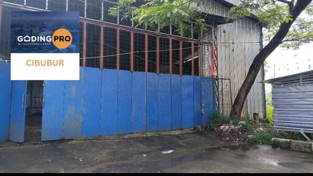 Di Jual & disewakan gudang pinggir jl Leuwinanggung Cimanggis Cikeas
