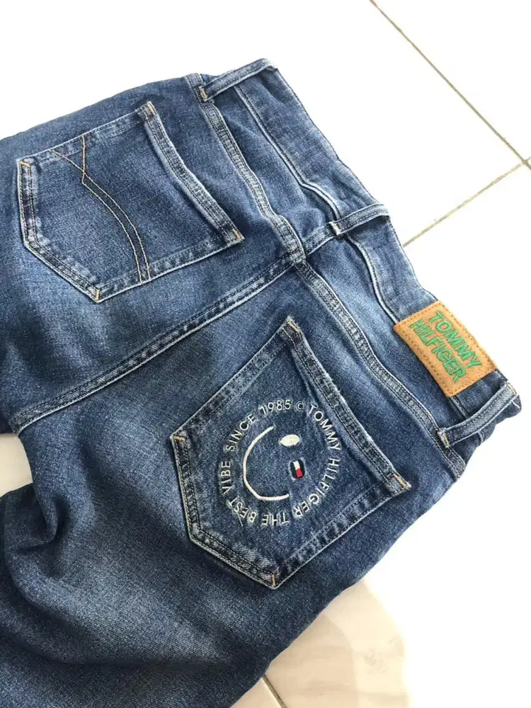 Tommy hilfiger jeans celana panjang denim ori pria