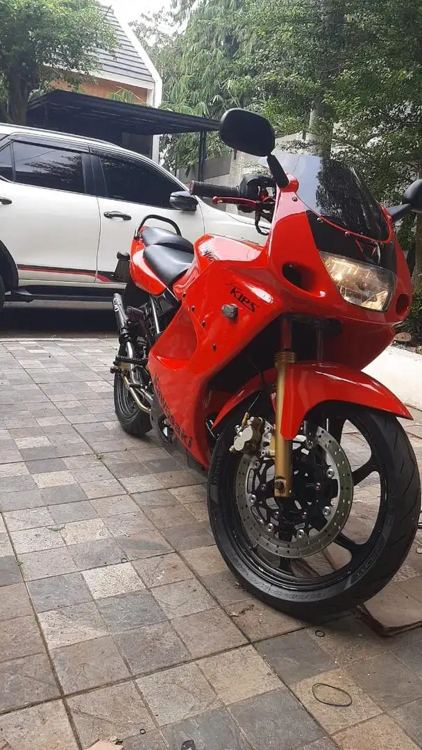 Ninja RR Old 2009 Merah Candy Mulus