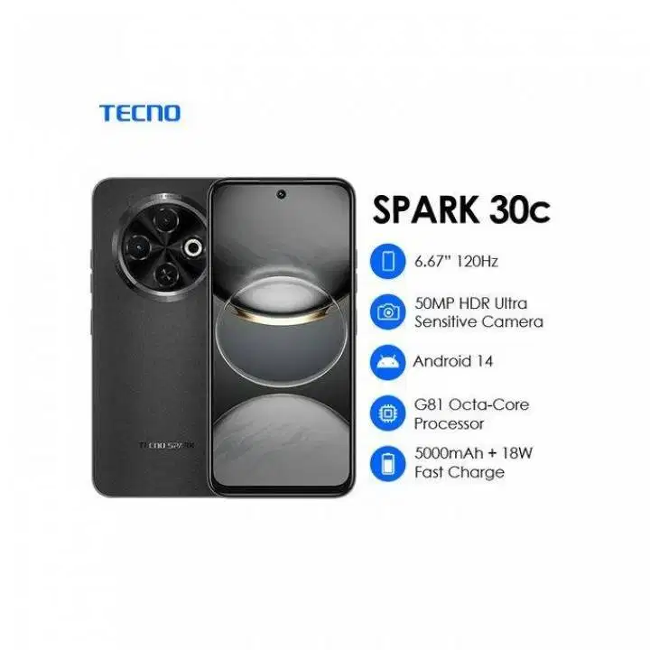 INFINIX TECNO SPARK 30C (6/128) NEW GARANSI RESMI NASIONAL