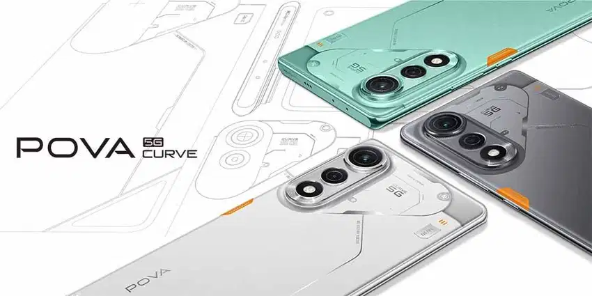 INFINIX POVA 7 CURVE 5G (8/256) NEW GARANSI RESMI NASIONAL