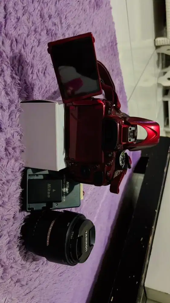 Di jual camera nikon D5200+ lensa tamaron