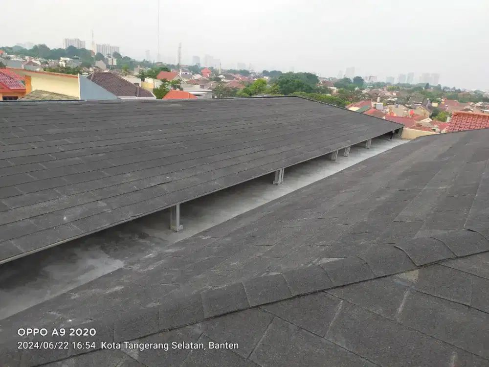 Rangka atap baja ringan atap bittumen