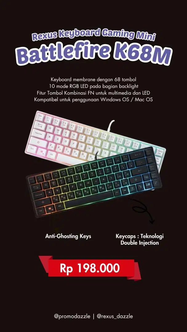 Keyboard K68M rexus