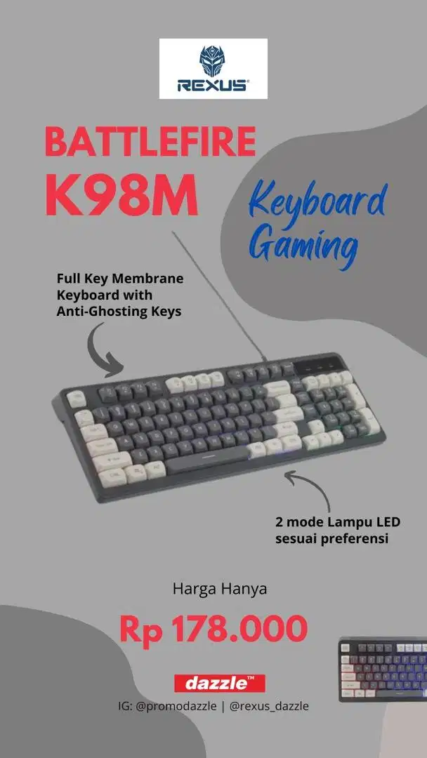 Keyboard K98M rexus