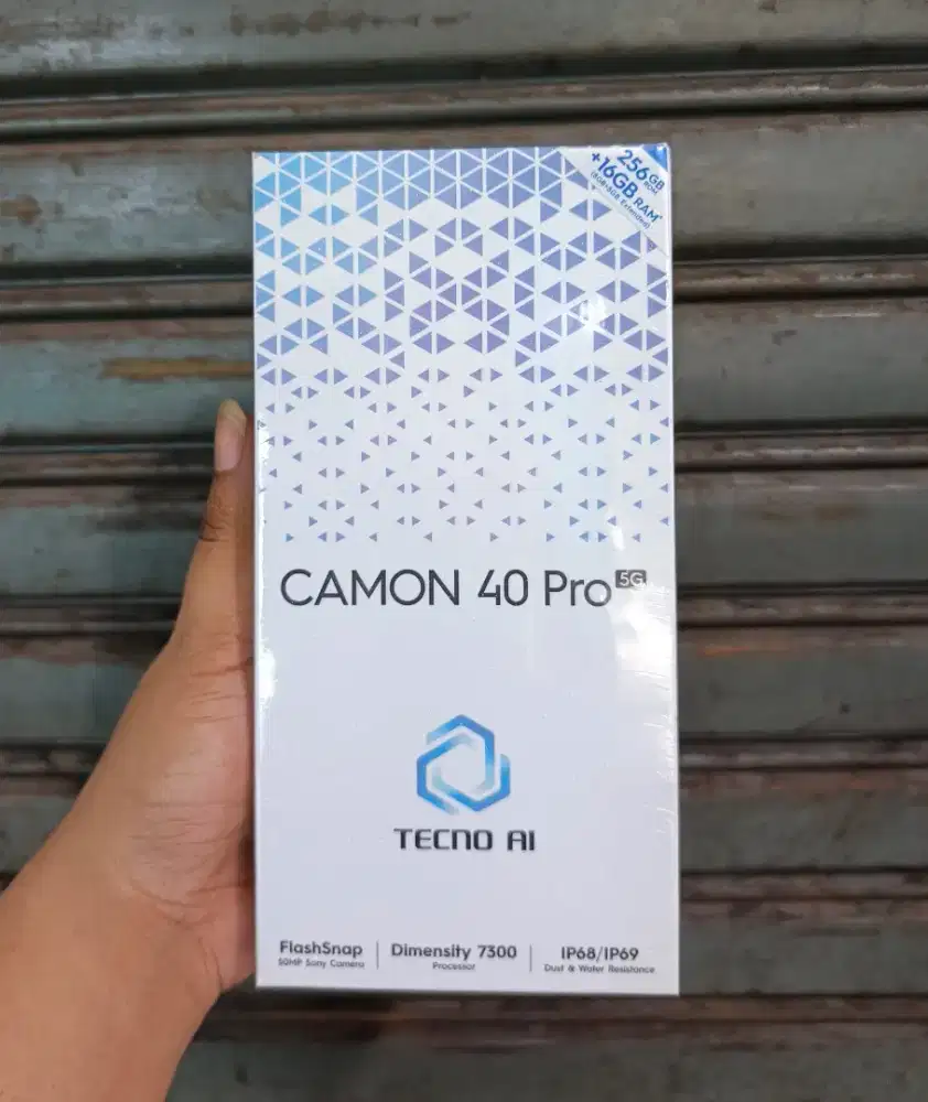 Tecno Camon 40 Pro 5G 8/256 Baru New Segel Garansi Resmi Tecno
