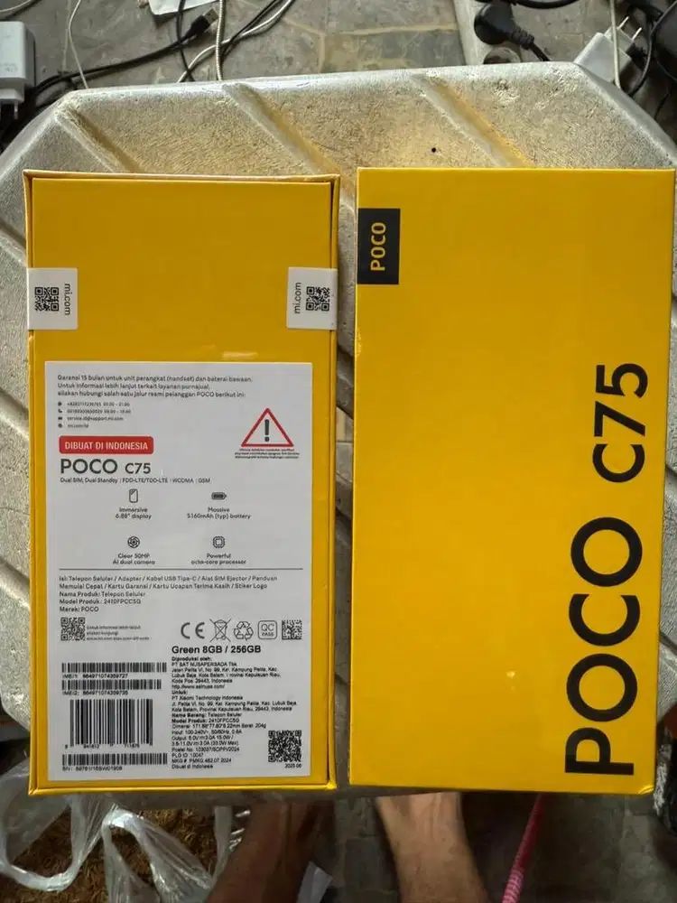 Poco C75 8/256 Baru Segel