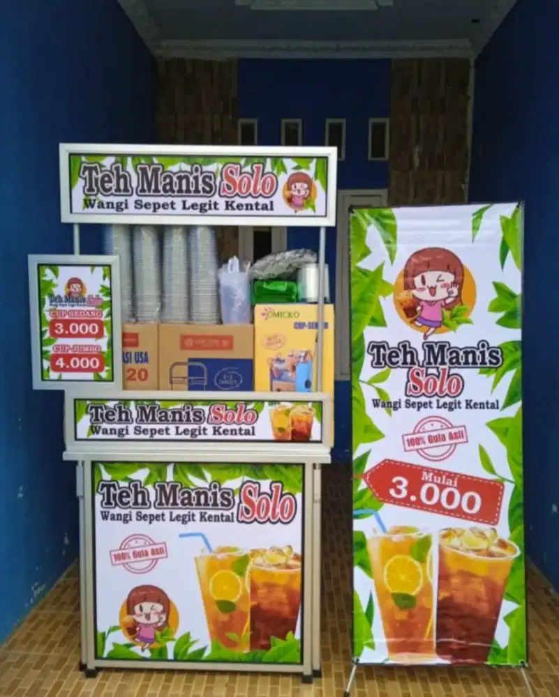 PAKET USAHA ES TEH SOLO