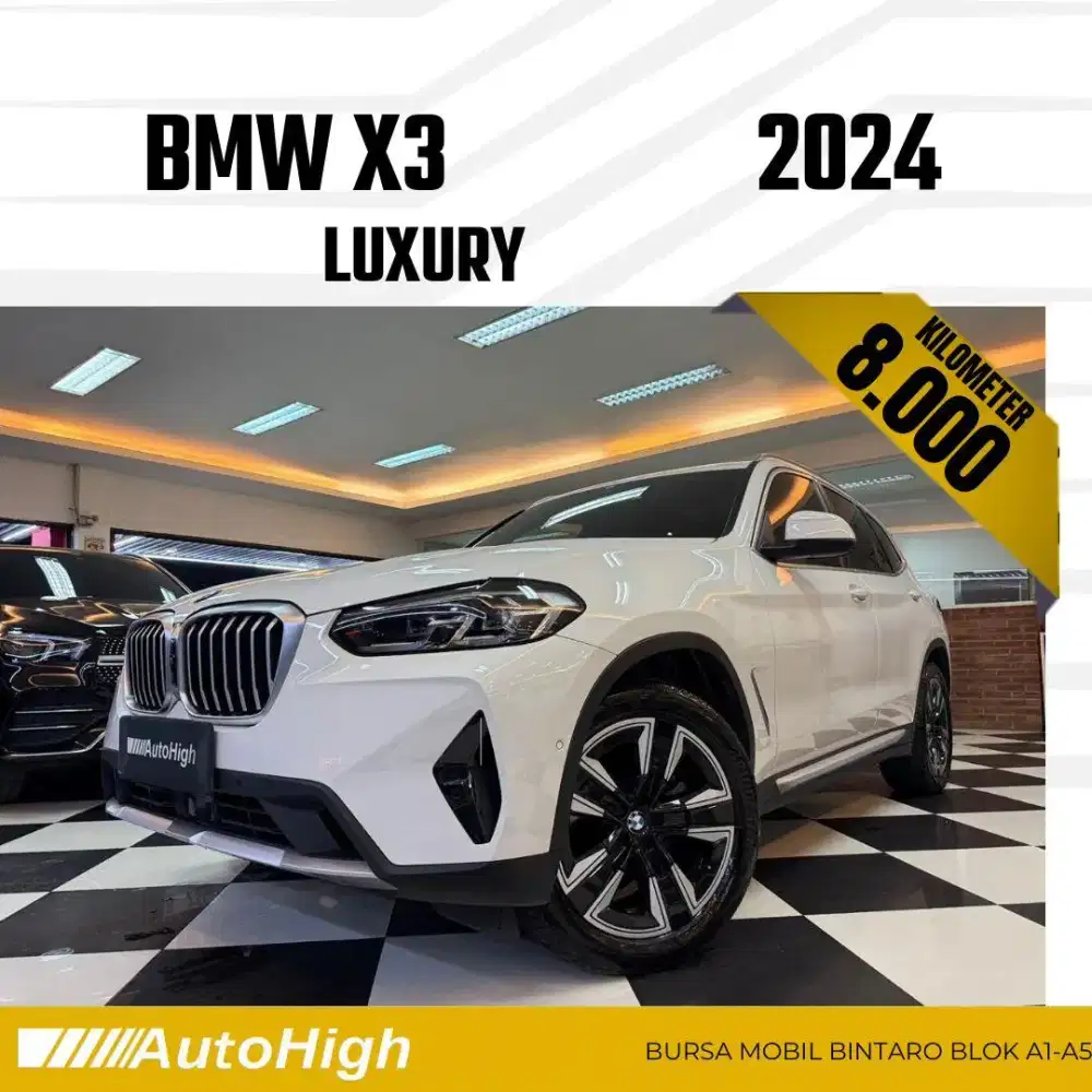 DP10% [Km8.000] X3 Luxury 2024 White Reg 2023 #AUTOHIGH