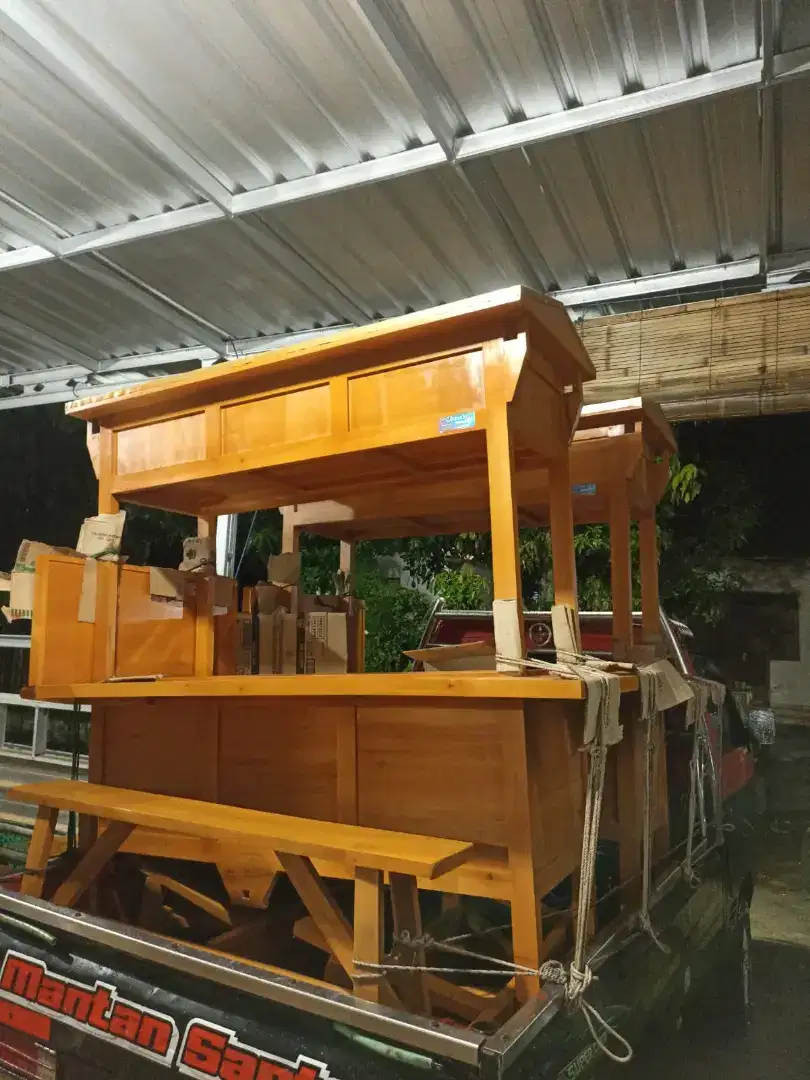 Gerobak Angkringan Bakso Mie Ayam PeceL Bubur Sate Martabak Ronde dlL