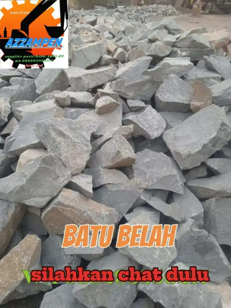 Batu belah/pondasi