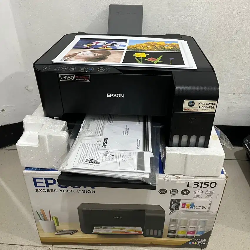 Epson EcoTank L3150 Multifungsi Print. Scan dan Copy