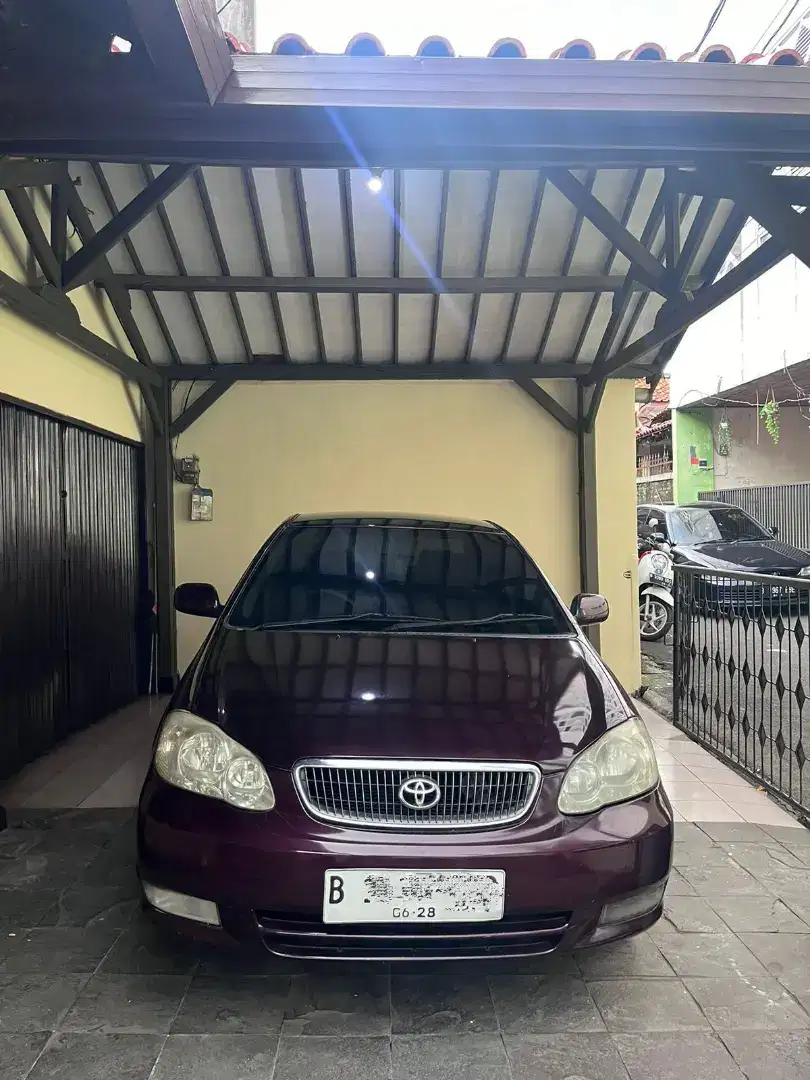 Toyota Corolla Altis 1.8G MT, 2002, Merah Metallic