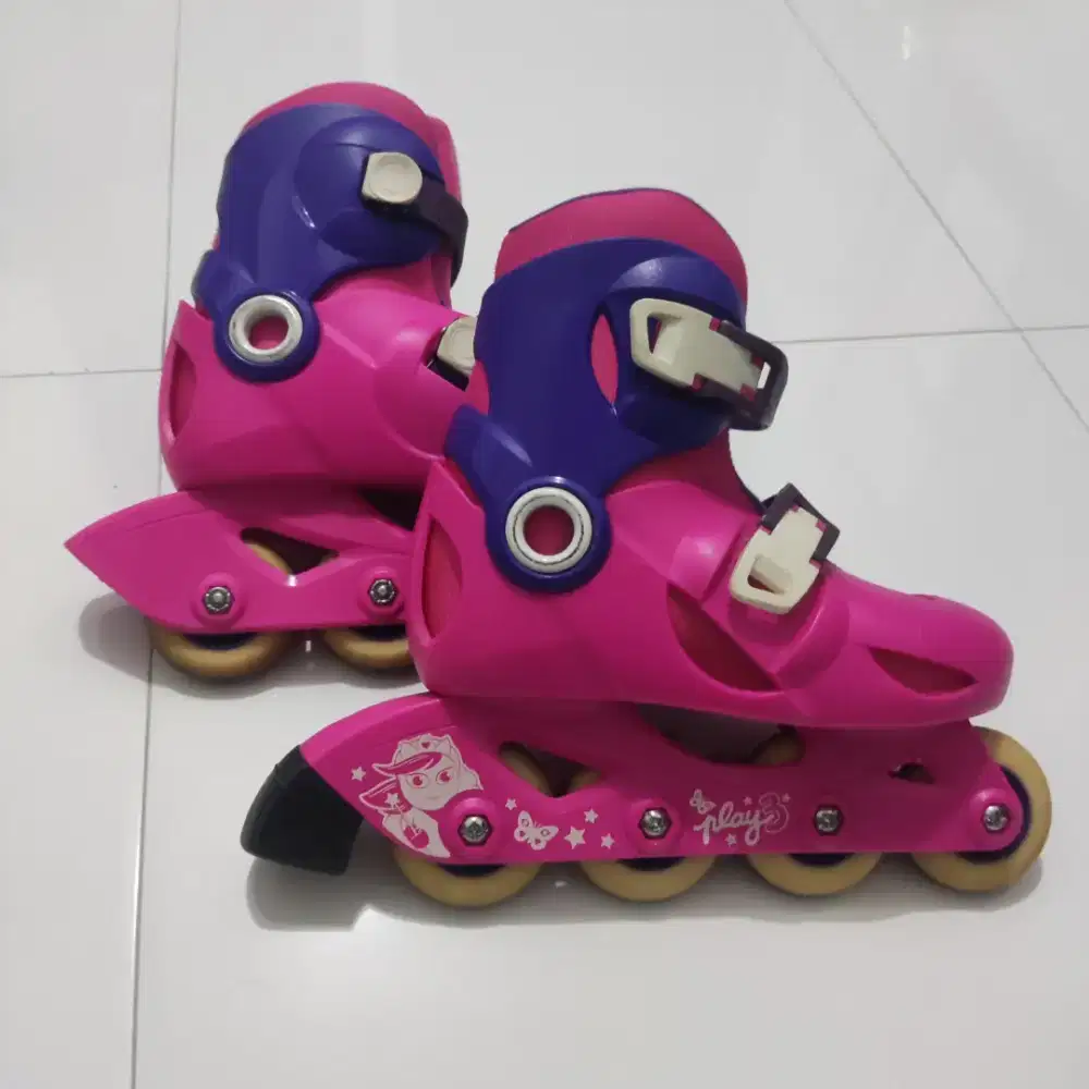 Decathlon Oxelo Play 3 In Line Skate Pink 30-32