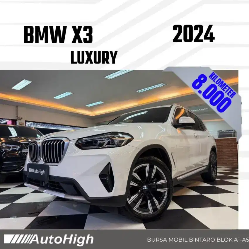 DP10% [Km8.000] X3 Luxury 2024 White Reg 2023 #AUTOHIGH