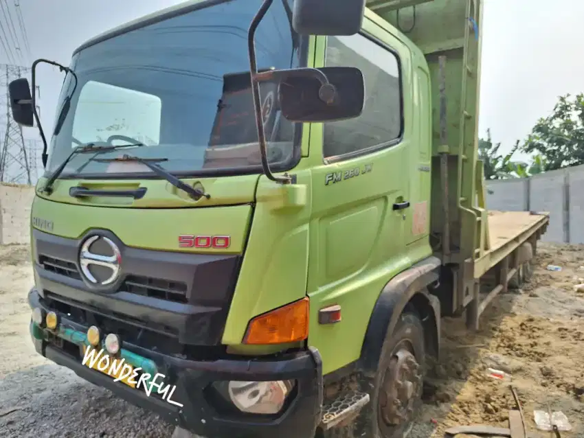 Hino Lohan 500 FM 260 JW Tronton 6×4 BakBesi9.5m Turbo Euro2 bio Solar